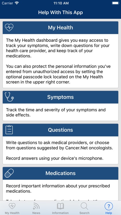Cancer.Net Mobile screenshot-7