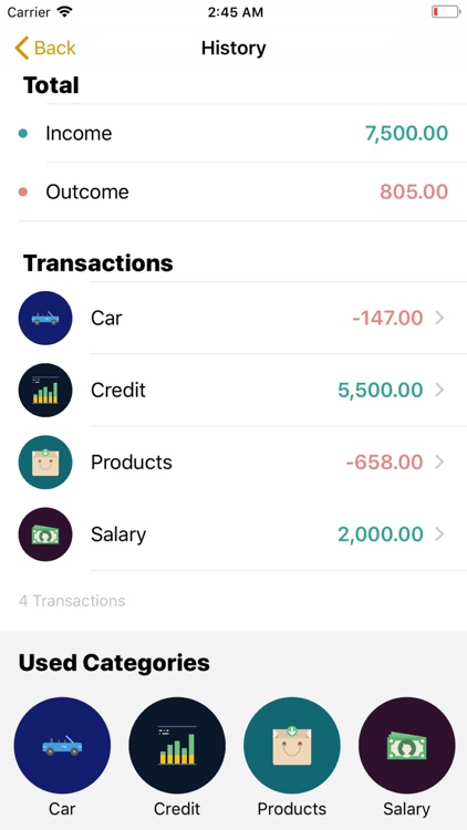 Accounting of finances - BM screenshot-4