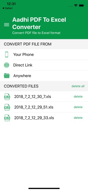 Aadhi PDF to Excel Converter(圖1)-速報App