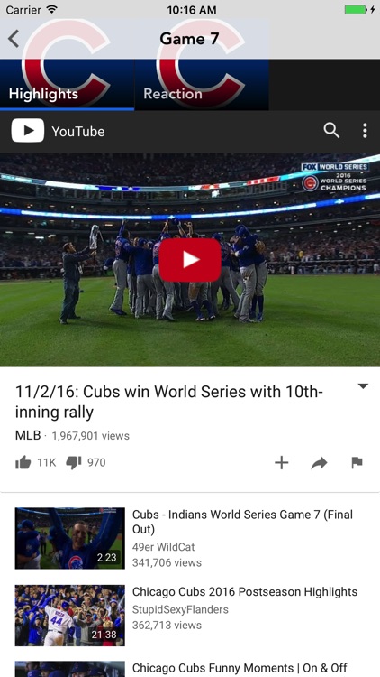 Chicago Cubbie Tracker screenshot-3