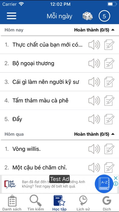 Tiếng Anh Giao Tiếp Mỗi Ngày 5.2 IOS -