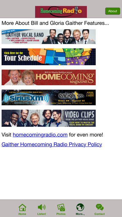 Bill Gaither Homecoming Radio screenshot 3