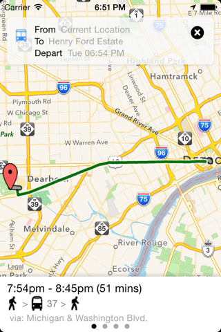 Transit Tracker - Detroit screenshot 3