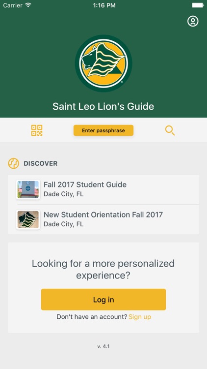 Saint Leo Lion's Guide