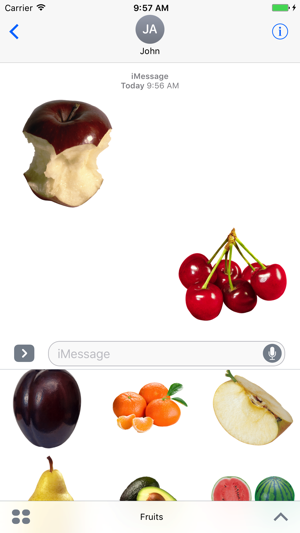 Fruits Stickers for iMessage(圖2)-速報App