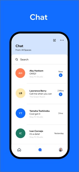 Spaces: Follow Businesses app screenshot