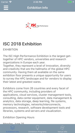 ISC 2018 Exhibition