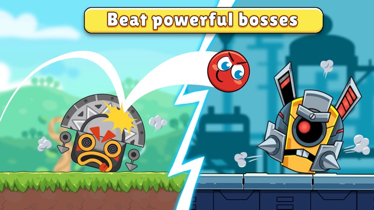 Red Bounce Ball Heroes screenshot-6