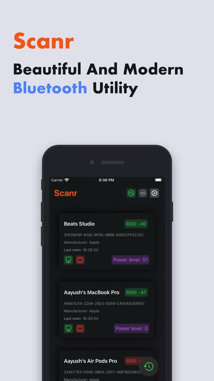 Scanr - Bluetooth Scanner