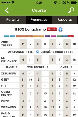 Game screenshot Zone-Turf : pronos et rapports hack