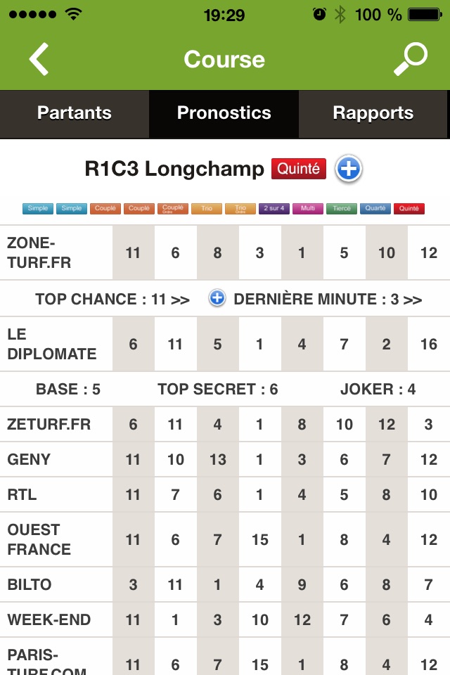 Zone-Turf : pronos et rapports screenshot 3