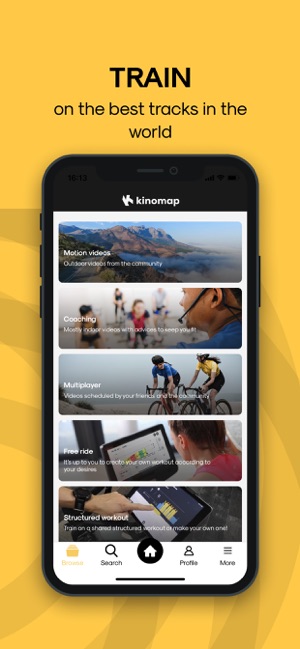 Kinomap: Ride Run Row Indoor On The App Store