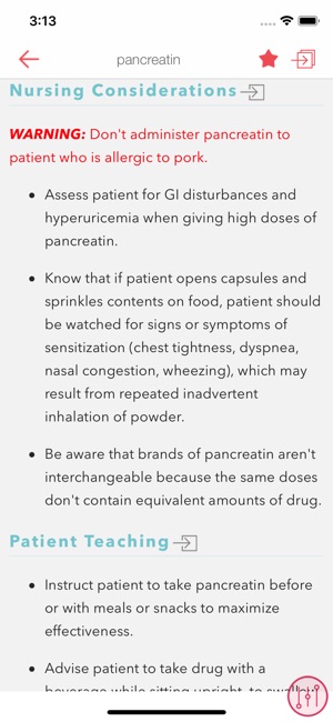 Nurse’s Drug (Guide) Handbook(圖4)-速報App