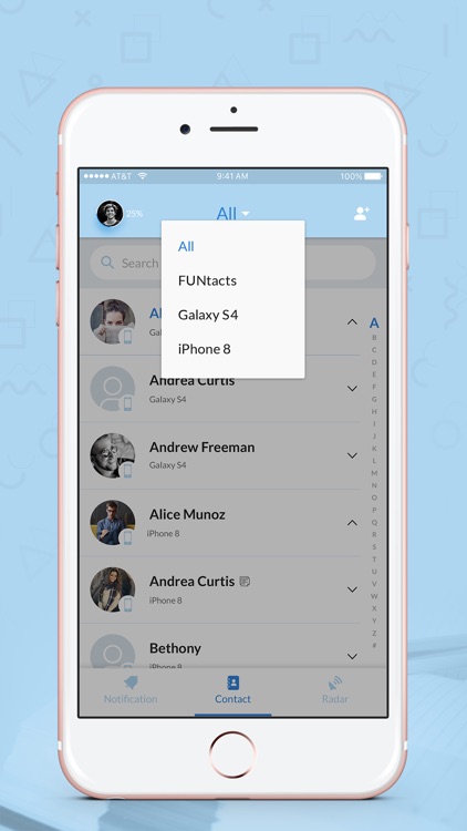 FUNtacts, Contact management