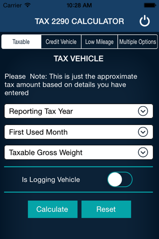 Tax 2290 Calculator screenshot 3