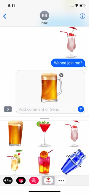 Alcohol Cocktail Bar Stickers(圖3)-速報App