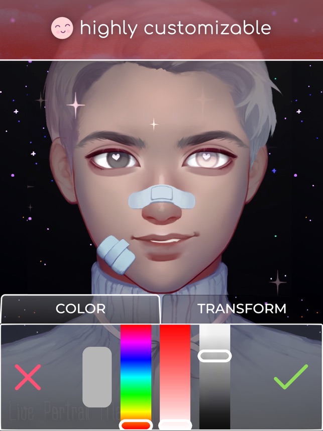 Live Portrait Maker: Guys Screenshot