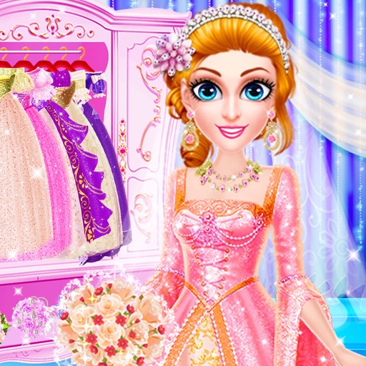 Wedding Girls Salon Dress Up Icon