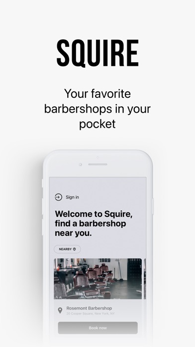 Squire - discover and book the best barbers! screenshot