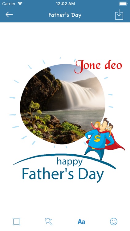 Father's Day Photo Frame 2018