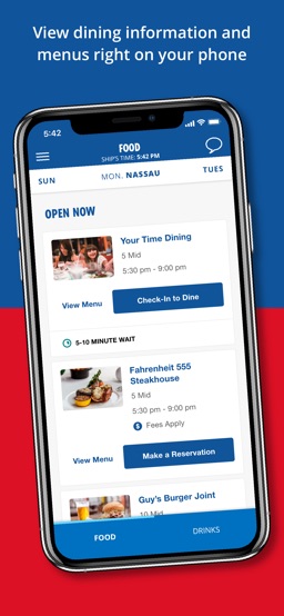 Carnival HUB app screenshot