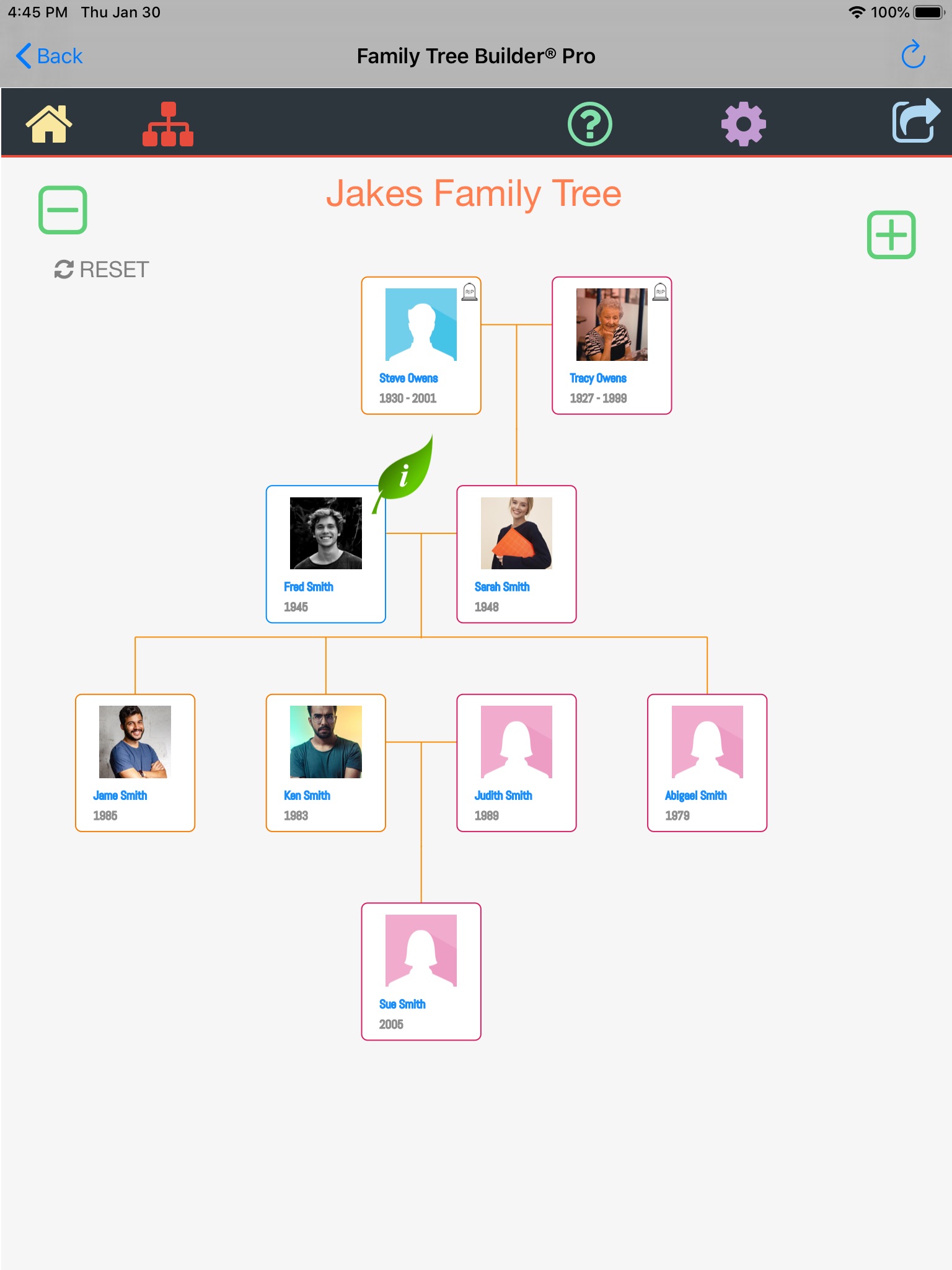 Family Tree Builder Pro screenshot 2