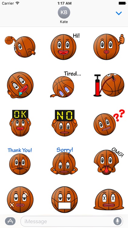 Basketball Club Emoji Sticker