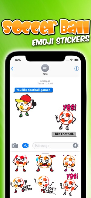 Soccer Ball Emoji Stickers(圖2)-速報App