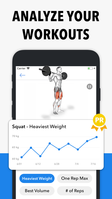 Hevy - Workout Tracker Gym Log screenshot 3