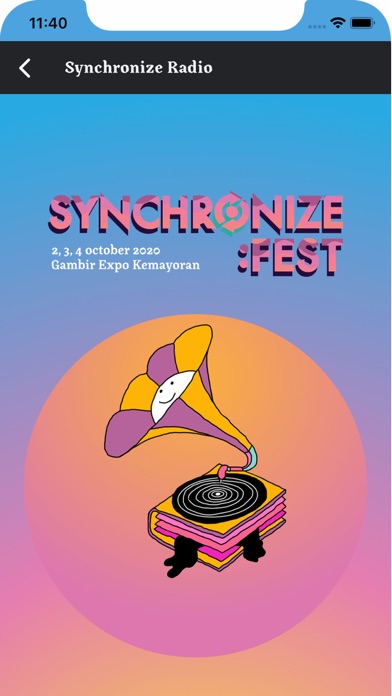 How to cancel & delete Synchronize Festival from iphone & ipad 3
