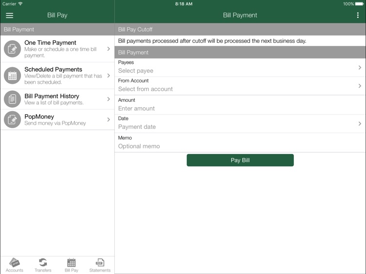 The Callaway Bank for iPad screenshot-3