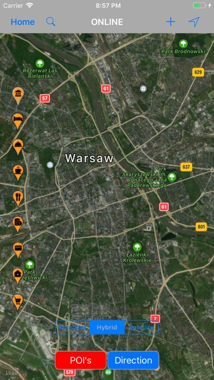 Warsaw (Poland) – Travel Map screenshot-4