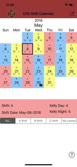 Charlotte Fire ShiftCalendar(圖3)-速報App