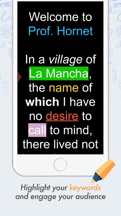 Prof. Hornet Teleprompter Lite screenshot-8