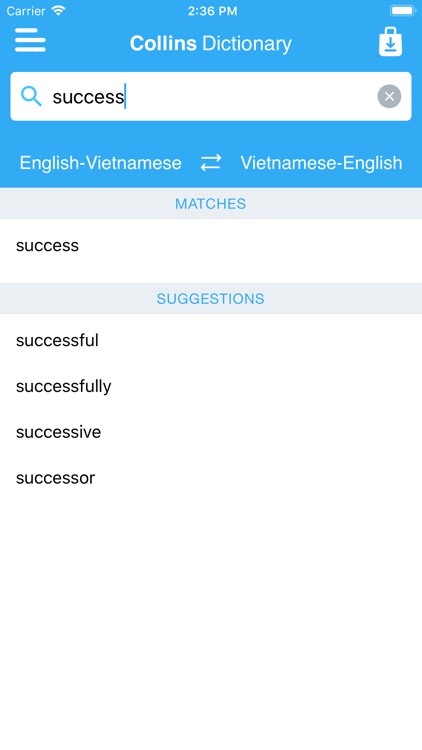 Collins Gem Vietnamese Dict. screenshot-3
