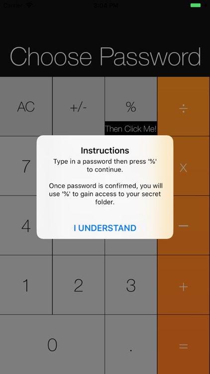 Fake Calculator - Vault Secret