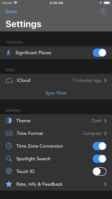 Geofency Time Tracking - Automatic location-based Time Recording! Screenshot 4