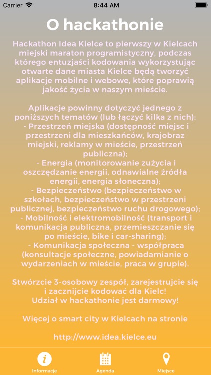 Hackathon IDEA Kielce 2018