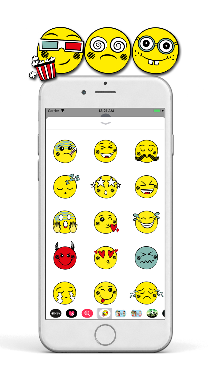 Hand Drawn Cute Emoji Pack