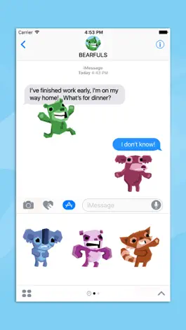 Game screenshot Bearfuls Sticker Pack hack