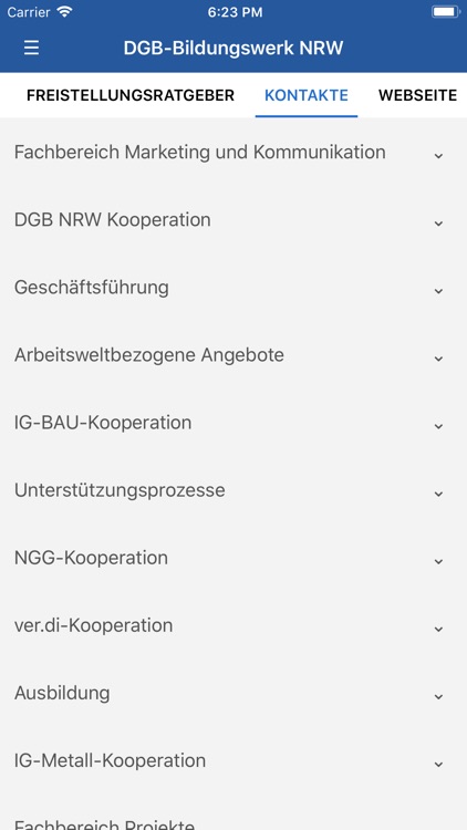 DGB Bildungswerk NRW Seminare screenshot-5