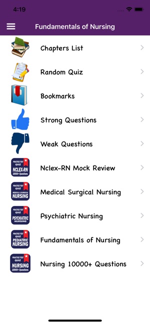 Fundamentals of Nursing Mock(圖1)-速報App