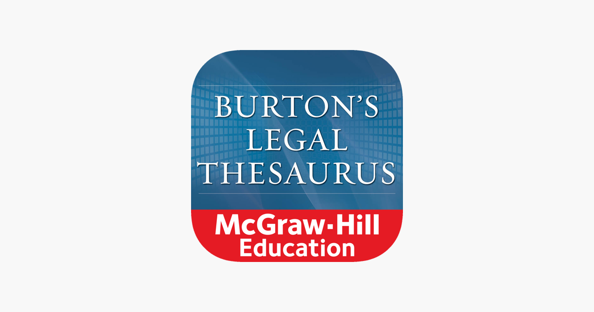 Burton S Legal Thesaurus On The App Store