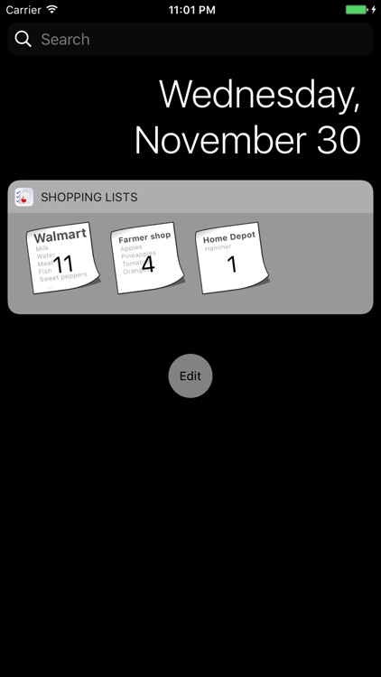 List 1# Shopping for every day