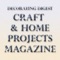 Decorating Digest - Craft & Home Projects - An all-around craft magazine, is packed with contemporary and timely projects in a wide range of mediums