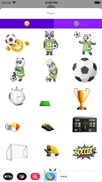 Soccer Emoji Stickers screenshot 2