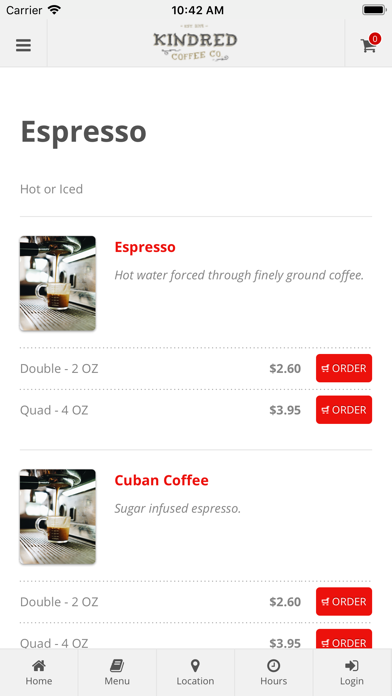 Kindred Coffee Online Ordering screenshot 3