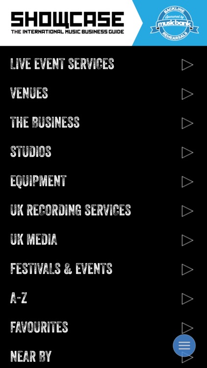 Showcase - Music Business App