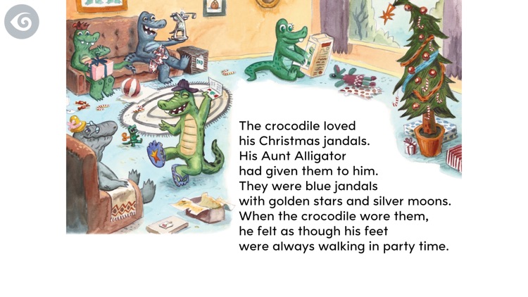 Crocodile's Christmas Jandals