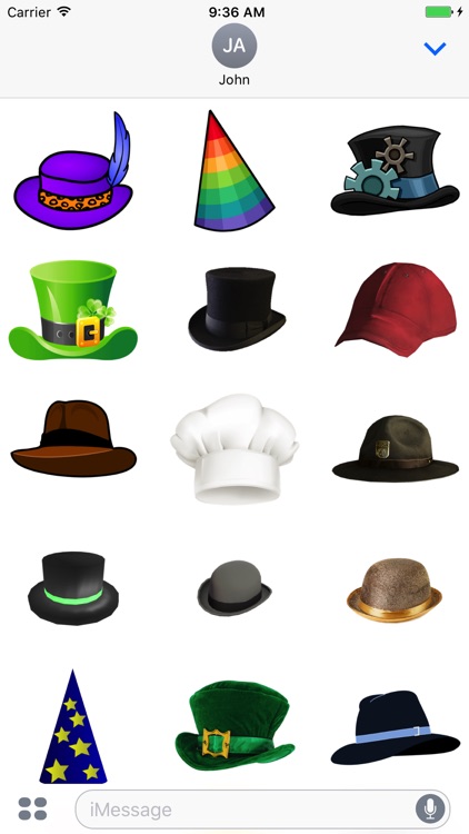 Fun Hat Stickers!